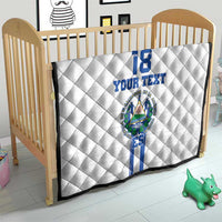 Custom El Salvador Football Quilt La Selecta Sporty Style - Wonder Print Shop