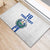 Custom El Salvador Football Rubber Doormat La Selecta Sporty Style - Wonder Print Shop
