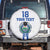 Custom El Salvador Football Spare Tire Cover La Selecta Sporty Style - Wonder Print Shop