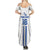 Custom El Salvador Football Summer Maxi Dress La Selecta Sporty Style - Wonder Print Shop
