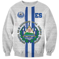 Custom El Salvador Football Sweatshirt La Selecta Sporty Style - Wonder Print Shop