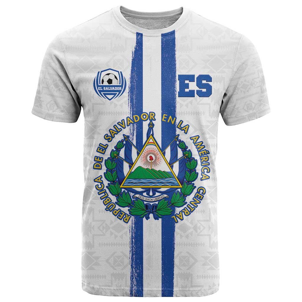 Custom El Salvador Football T Shirt La Selecta Sporty Style - Wonder Print Shop