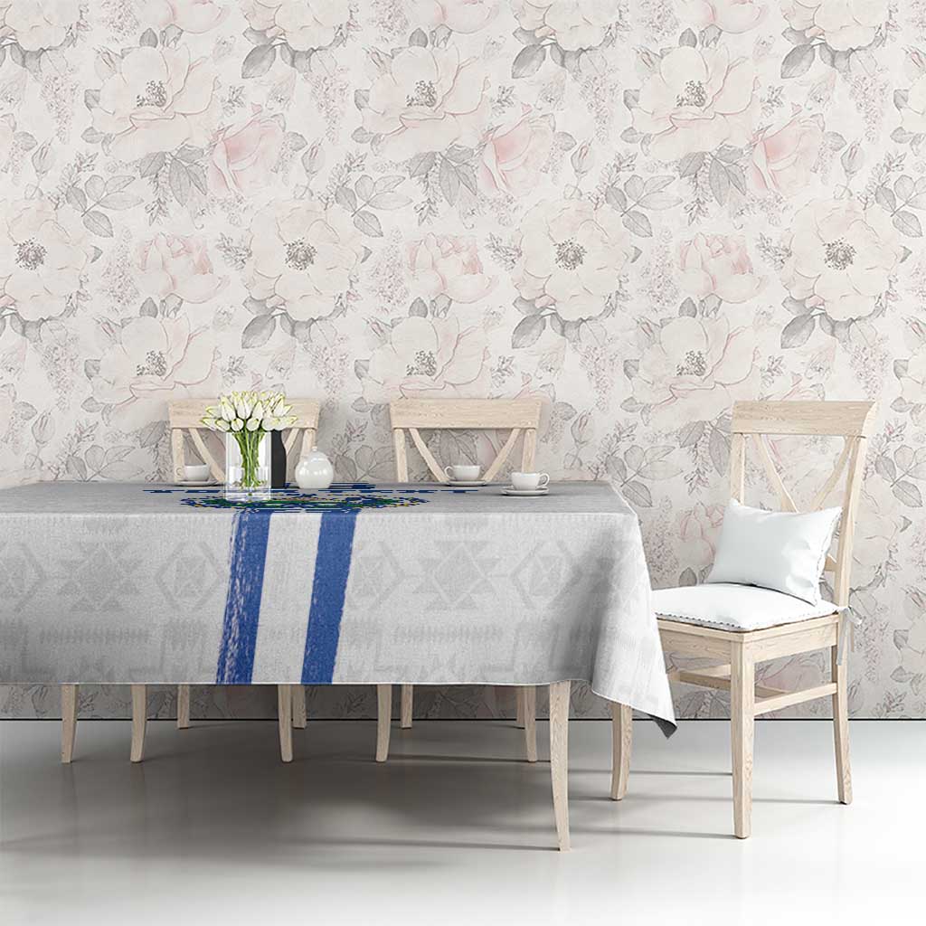 Custom El Salvador Football Tablecloth La Selecta Sporty Style - Wonder Print Shop