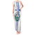 Custom El Salvador Football Tank Maxi Dress La Selecta Sporty Style - Wonder Print Shop