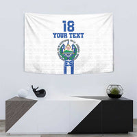 Custom El Salvador Football Tapestry La Selecta Sporty Style - Wonder Print Shop