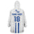 Custom El Salvador Football Wearable Blanket Hoodie La Selecta Sporty Style - Wonder Print Shop