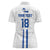 Custom El Salvador Football Women Polo Shirt La Selecta Sporty Style - Wonder Print Shop
