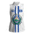 Custom El Salvador Football Women Sleeveless Polo Shirt La Selecta Sporty Style - Wonder Print Shop