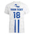 Custom El Salvador Football Women V-Neck T-Shirt La Selecta Sporty Style - Wonder Print Shop