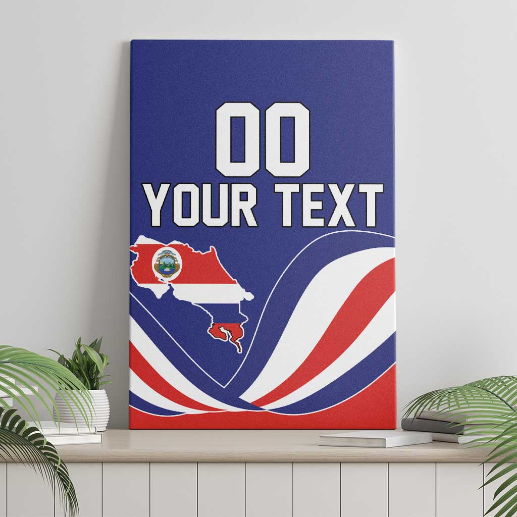 Custom Costa Rica Independence Day Canvas Wall Art Turdus Grayi Bird With Coat Of Arms - Wonder Print Shop