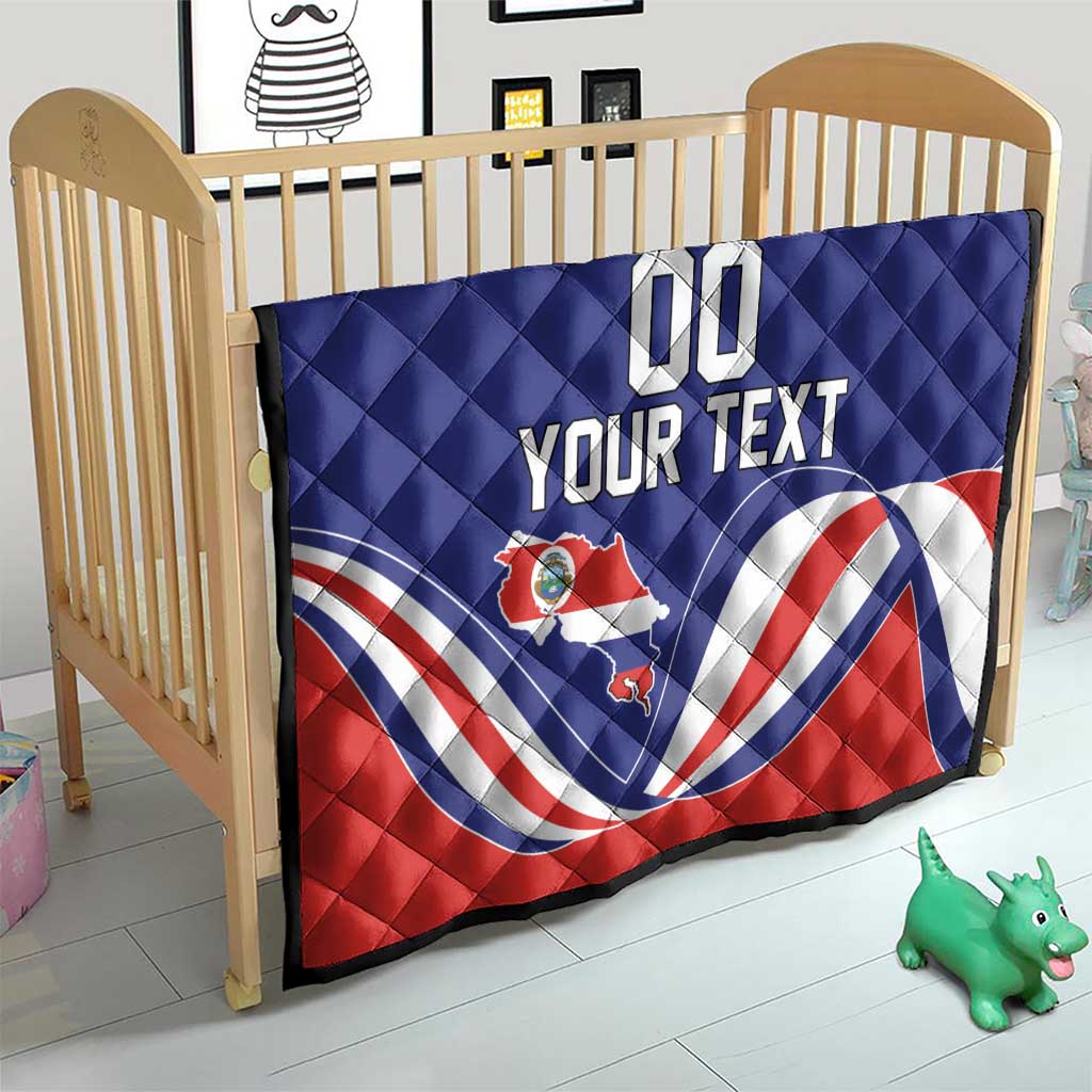 Custom Costa Rica Independence Day Quilt Turdus Grayi Bird With Coat Of Arms - Wonder Print Shop