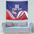 Custom Costa Rica Independence Day Tapestry Turdus Grayi Bird With Coat Of Arms - Wonder Print Shop