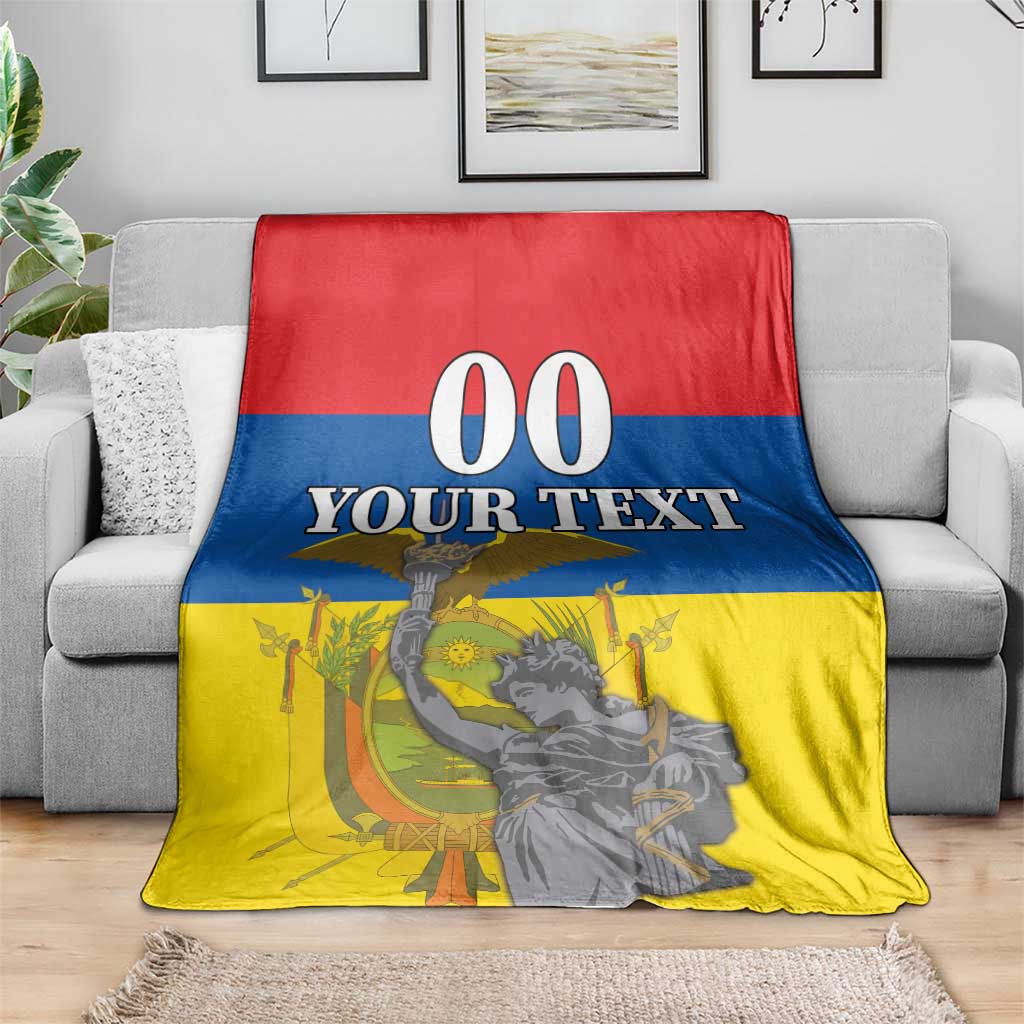 Custom Ecuador Independence Day 1809 Blanket Monumento a la Independencia