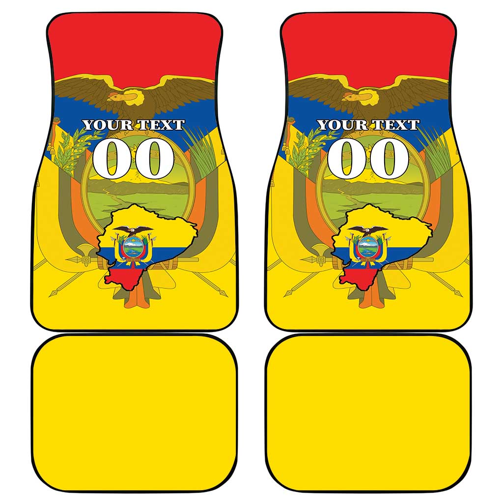 Custom Ecuador Independence Day 1809 Car Mats Monumento a la Independencia - Wonder Print Shop