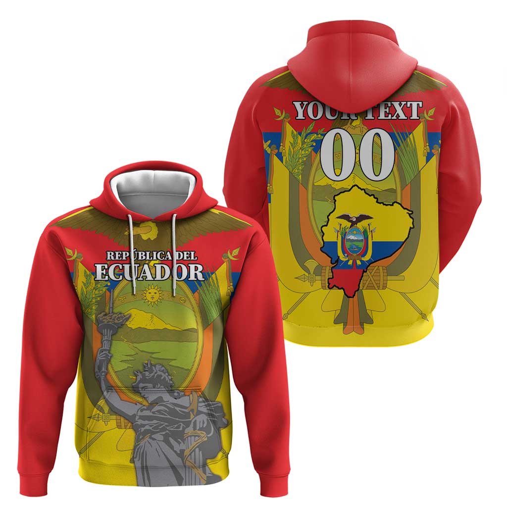 Custom Ecuador Independence Day 1809 Hoodie Monumento a la Independencia - Wonder Print Shop