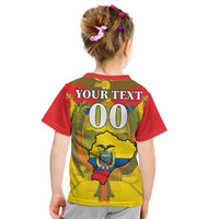 Custom Ecuador Independence Day 1809 Kid T Shirt Monumento a la Independencia - Wonder Print Shop