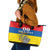 Custom Ecuador Independence Day 1809 Leather Tote Bag Monumento a la Independencia - Wonder Print Shop