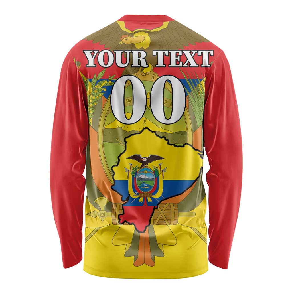 Custom Ecuador Independence Day 1809 Long Sleeve Shirt Monumento a la Independencia - Wonder Print Shop