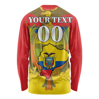 Custom Ecuador Independence Day 1809 Long Sleeve Shirt Monumento a la Independencia - Wonder Print Shop