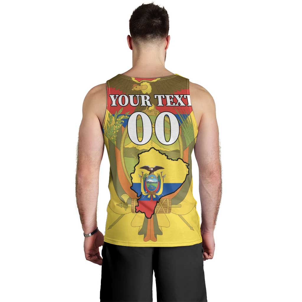 Custom Ecuador Independence Day 1809 Men Tank Top Monumento a la Independencia - Wonder Print Shop