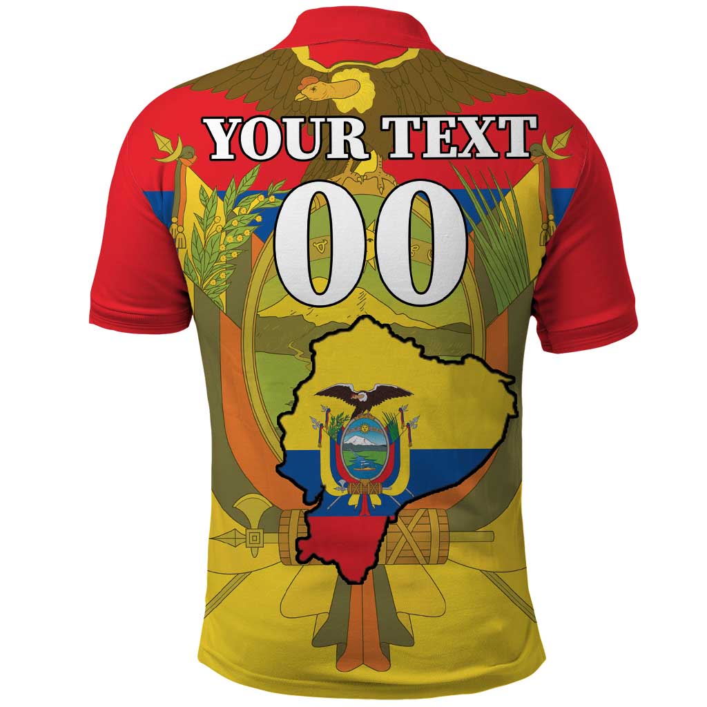 Custom Ecuador Independence Day 1809 Polo Shirt Monumento a la Independencia - Wonder Print Shop