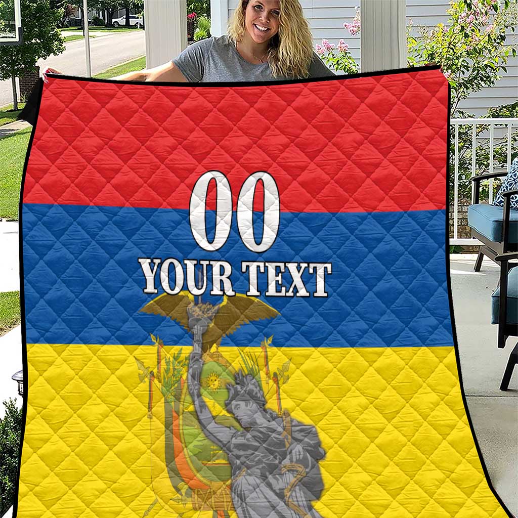 Custom Ecuador Independence Day 1809 Quilt Monumento a la Independencia - Wonder Print Shop