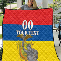 Custom Ecuador Independence Day 1809 Quilt Monumento a la Independencia - Wonder Print Shop