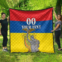 Custom Ecuador Independence Day 1809 Quilt Monumento a la Independencia - Wonder Print Shop