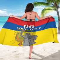 Custom Ecuador Independence Day 1809 Sarong Monumento a la Independencia - Wonder Print Shop