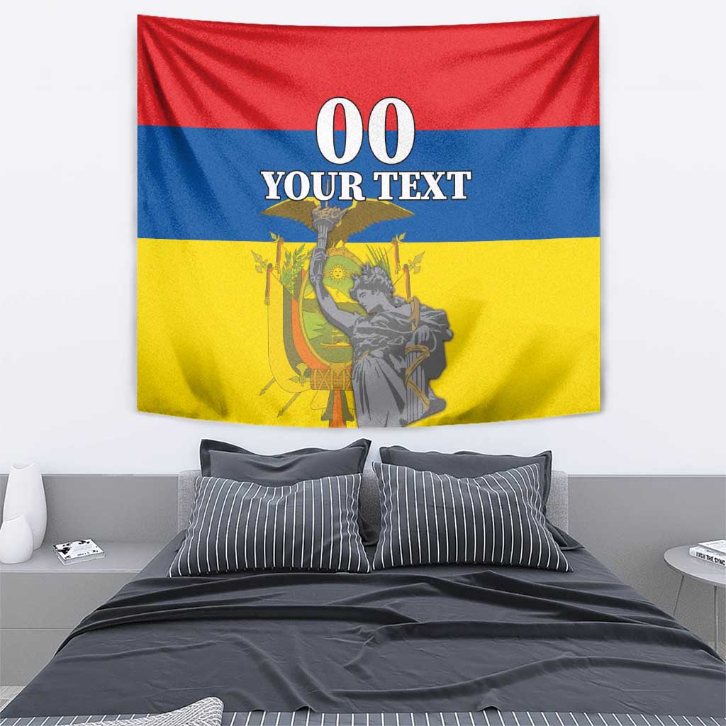 Custom Ecuador Independence Day 1809 Tapestry Monumento a la Independencia - Wonder Print Shop