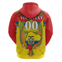 Custom Ecuador Independence Day 1809 Zip Hoodie Monumento a la Independencia - Wonder Print Shop