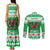 Personalized Wales Christmas Dragon Couples Matching Tank Maxi Dress and Long Sleeve Button Shirt Nadolig Llawen Green Version - Wonder Print Shop
