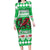 Personalized Wales Christmas Dragon Family Matching Long Sleeve Bodycon Dress and Hawaiian Shirt Nadolig Llawen Green Version - Wonder Print Shop