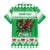 Personalized Wales Christmas Dragon Family Matching Off The Shoulder Long Sleeve Dress and Hawaiian Shirt Nadolig Llawen Green Version - Wonder Print Shop