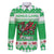 Personalized Wales Christmas Dragon Family Matching Off Shoulder Maxi Dress and Hawaiian Shirt Nadolig Llawen Green Version - Wonder Print Shop