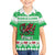 Personalized Wales Christmas Dragon Family Matching Short Sleeve Bodycon Dress and Hawaiian Shirt Nadolig Llawen Green Version - Wonder Print Shop