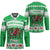 Personalized Wales Christmas Dragon Hockey Jersey Nadolig Llawen Green Version - Wonder Print Shop