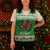 Personalized Wales Christmas Dragon Christmas Knitted V-Neck Vest Nadolig Llawen Green Version - Wonder Print Shop
