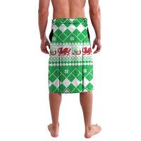 Personalized Wales Christmas Dragon Lavalava Nadolig Llawen Green Version - Wonder Print Shop