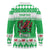 Personalized Wales Christmas Dragon Long Sleeve Polo Shirt Nadolig Llawen Green Version - Wonder Print Shop