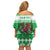 Personalized Wales Christmas Dragon Off Shoulder Short Dress Nadolig Llawen Green Version - Wonder Print Shop