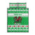 Personalized Wales Christmas Dragon Quilt Bed Set Nadolig Llawen Green Version - Wonder Print Shop