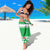 Personalized Wales Christmas Dragon Sarong Nadolig Llawen Green Version - Wonder Print Shop