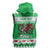 Personalized Wales Christmas Dragon Sleeveless Hoodie Nadolig Llawen Green Version - Wonder Print Shop