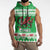 Personalized Wales Christmas Dragon Sleeveless Hoodie Nadolig Llawen Green Version - Wonder Print Shop