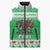 Personalized Wales Christmas Dragon Sleeveless Puffer Jacket Nadolig Llawen Green Version - Wonder Print Shop