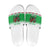 Personalized Wales Christmas Dragon Slide Sandals Nadolig Llawen Green Version - Wonder Print Shop