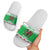 Personalized Wales Christmas Dragon Slide Sandals Nadolig Llawen Green Version - Wonder Print Shop