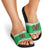 Personalized Wales Christmas Dragon Slide Sandals Nadolig Llawen Green Version - Wonder Print Shop