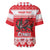 Personalized Wales Christmas Dragon Baseball Jersey Nadolig Llawen Red Version - Wonder Print Shop